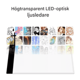 LED-upplyst Ritplatta – Perfekt för Barns Konstnärliga Utforskning