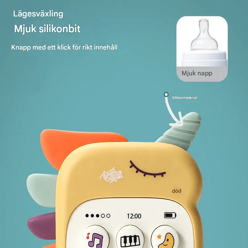 Sensorisk Babyleksak Telefon – Stimulerar Sinnesutveckling och Lek