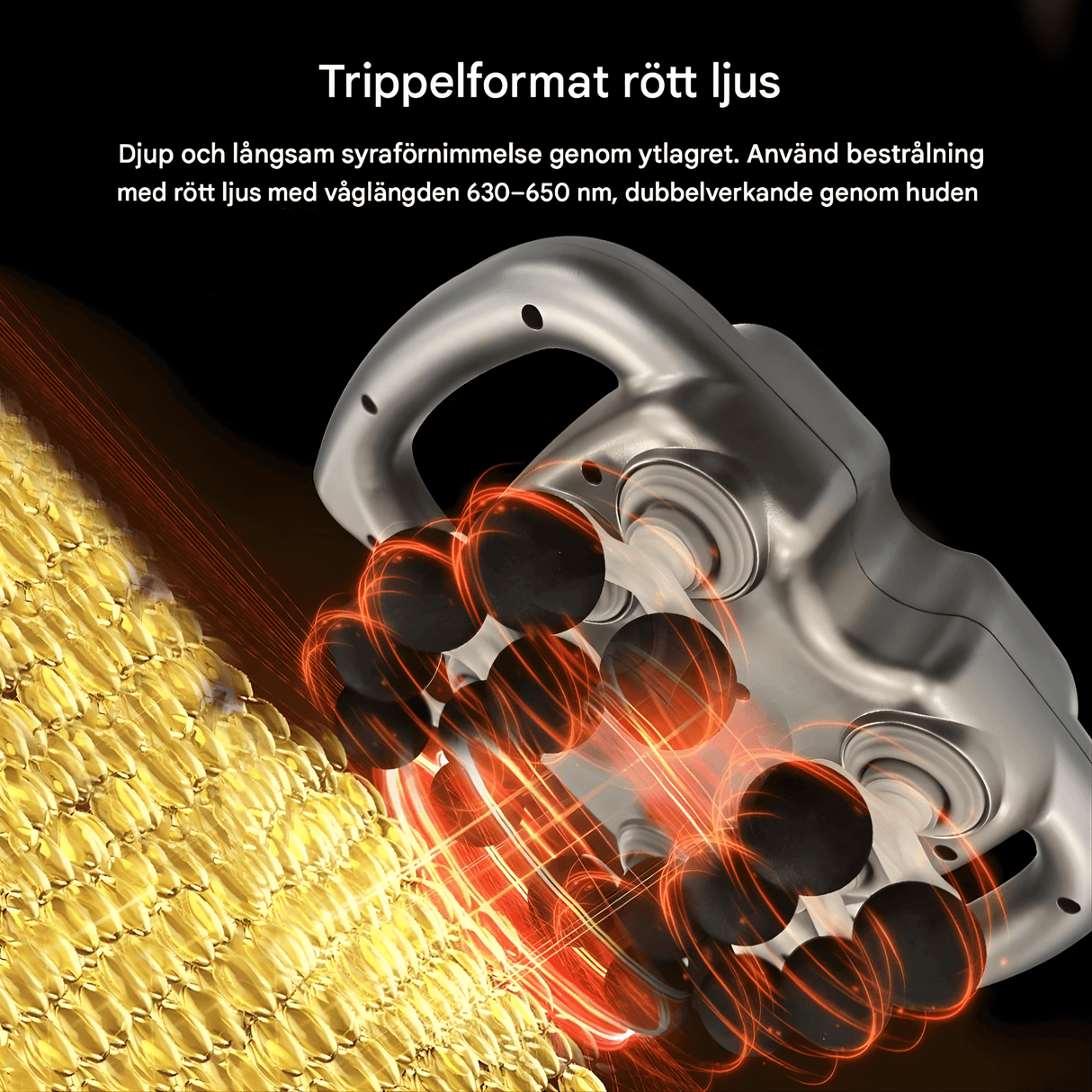 MyoRelief - Professionel muskelmassagepistol med 16 massagehoveder & 9 tilstande for dybere restitution