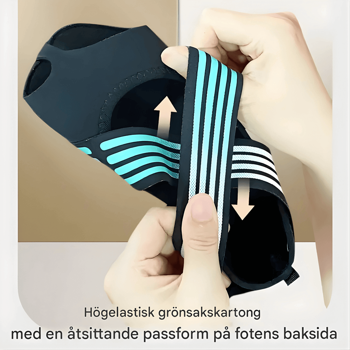 FlexStep - skridsikre yogastrømper med åndbar lycra & ekstra stabilitet til pilates, dans og fitness