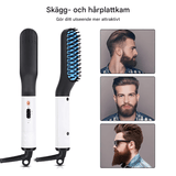GroomFlex - Electric Comb and Hair Styler with Ionization & Adjustable Heat for Beard and Hair