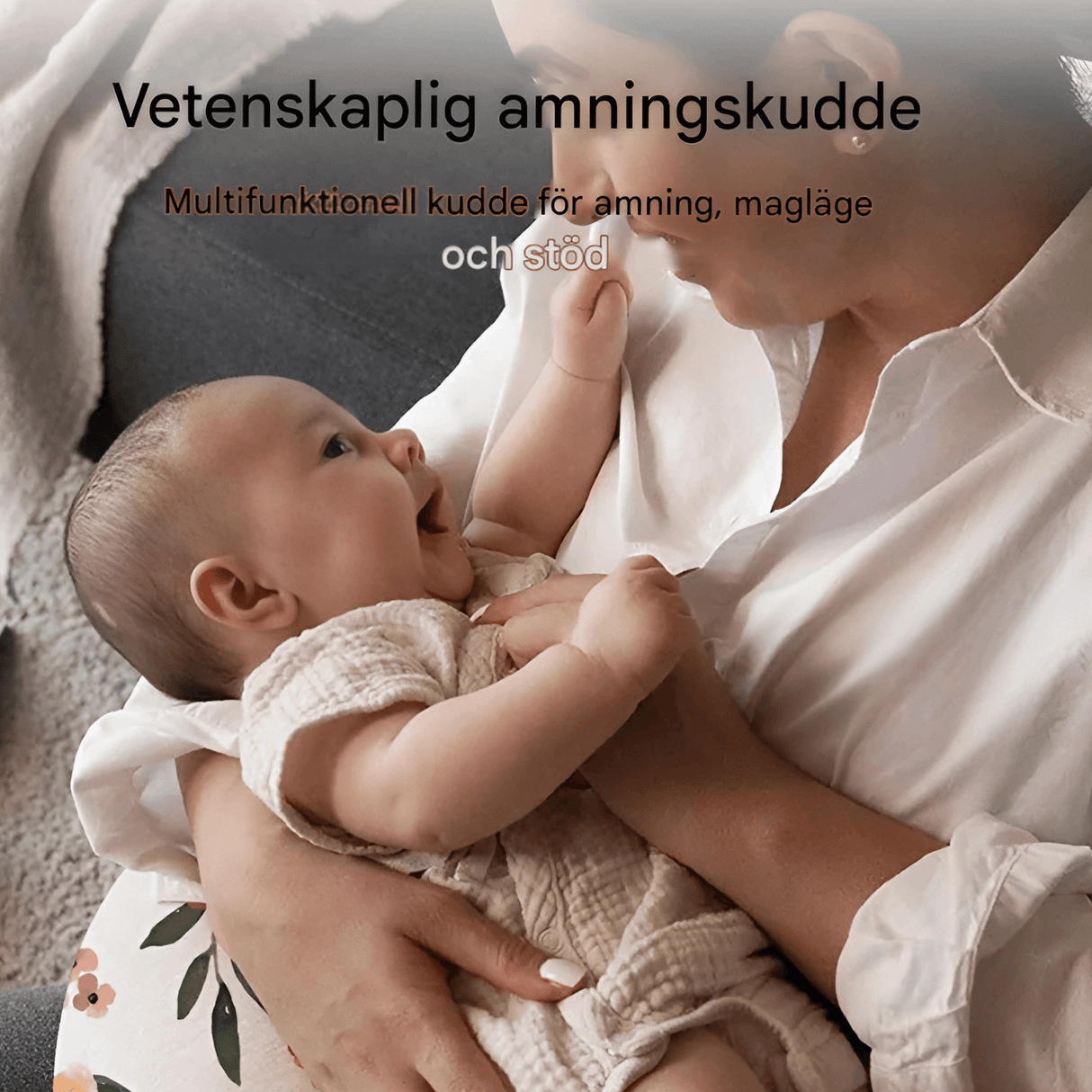 SoftCradle - Scientifically Designed Multifunctional Nursing Pillow with 30° Tilt & Ergonomic Support for Baby and Mom