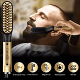 GroomFlex - Electric Comb and Hair Styler with Ionization & Adjustable Heat for Beard and Hair