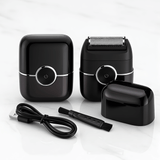 TrimPro - Bærbar elektrisk barbermaskine med 4-bladssystem & Vaskbart design til krop og ansigt