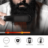 GroomFlex - Electric Comb and Hair Styler with Ionization & Adjustable Heat for Beard and Hair
