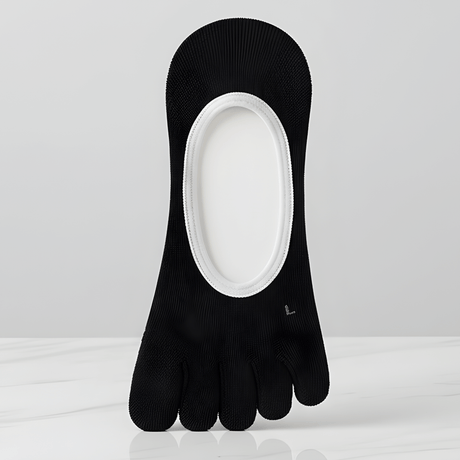 YogiGrip – Fem-Tå Yoga Strumpor med Halkskydd & Andningsbar Komfort för Kvinnor