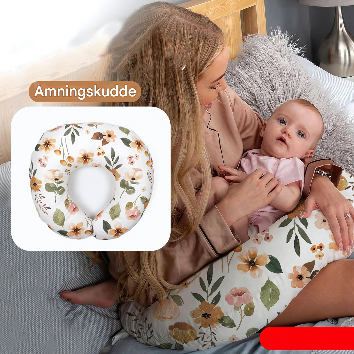 SoftCradle - Scientifically Designed Multifunctional Nursing Pillow with 30° Tilt & Ergonomic Support for Baby and Mom