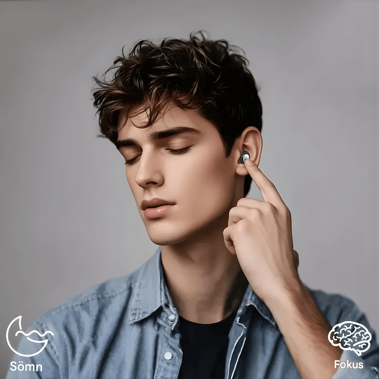 SilenEase - Soft Reusable Silicone Earplugs for Sleep, Travel & Concentration