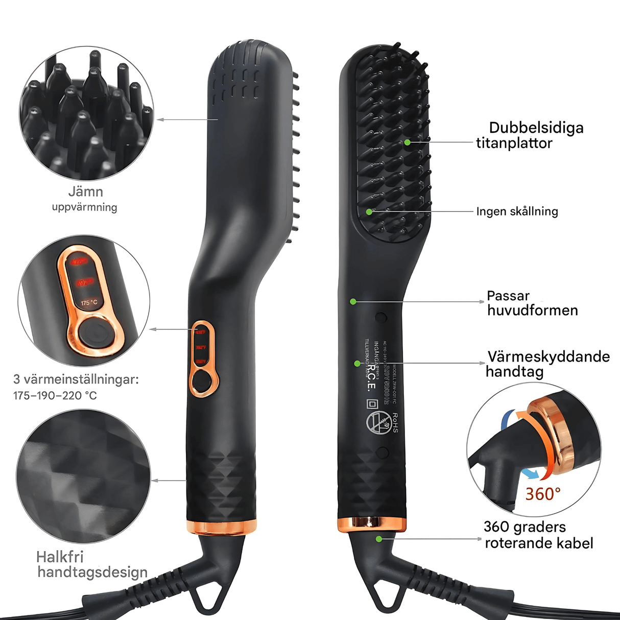 BeardPulse - Beard Styler & Care Kit with Oil, Balm, Comb and E-Guide for Men