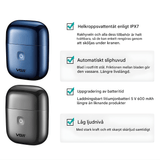 TrimAxis - Men's Triple Blade Electric Shaver, IPX7 Water Resistant Design & USB Type-C Quick Charge