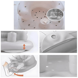 BabyNest - Inflatable Baby Chair in PVC for Feeding, Bathing & Play