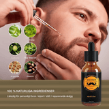 BeardMaster - 6-in-1 Beard Care Kit for Men with Oil, Balm, Comb, Brush & Scissors