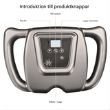 MyoRelief - Professionel muskelmassagepistol med 16 massagehoveder & 9 tilstande for dybere restitution