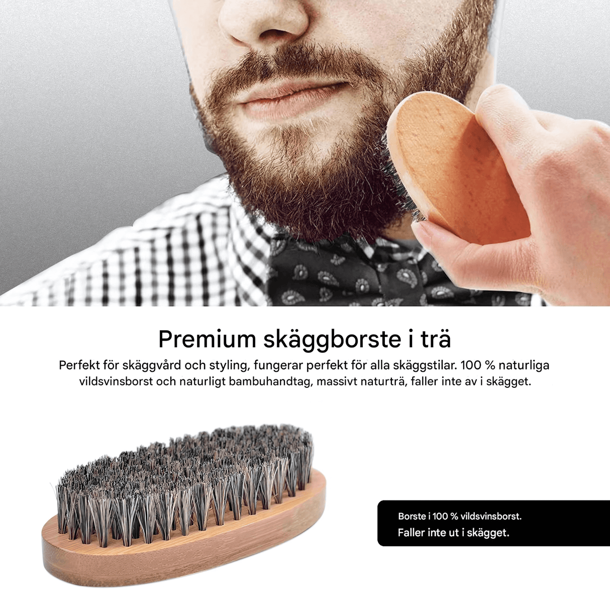 BeardMaster - 6-in-1 Beard Care Kit for Men with Oil, Balm, Comb, Brush & Scissors