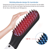 GroomFlex - Electric Comb and Hair Styler with Ionization & Adjustable Heat for Beard and Hair