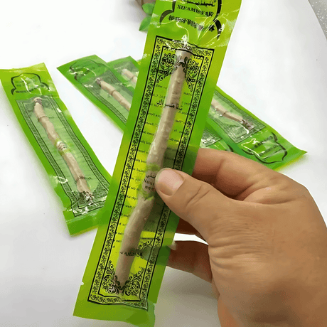 HerbaBrush – Naturlig Tandborste av Miswak för Traditionell Munvård och Resa