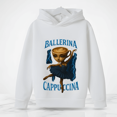 GiggleWear – Hoodie med Italienska Mindrot-karaktärer för Barn & Vuxna