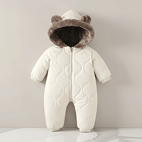 SnugCub – Vinteroverall för Bebis med Fleecefoder, Huva & Värmande Komfort