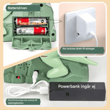 DinoQuest - Electric Dinosaur Slide with Automatic Climbing Stairs, Lights & Music for Kids