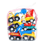 6-pack Mini Ingenjörsbilar – Hållbara Diecast Leksaker