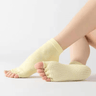 MovaSoft - Open Five-Toe Yoga and Pilates Socks with Anti-Slip & Breathable Comfort