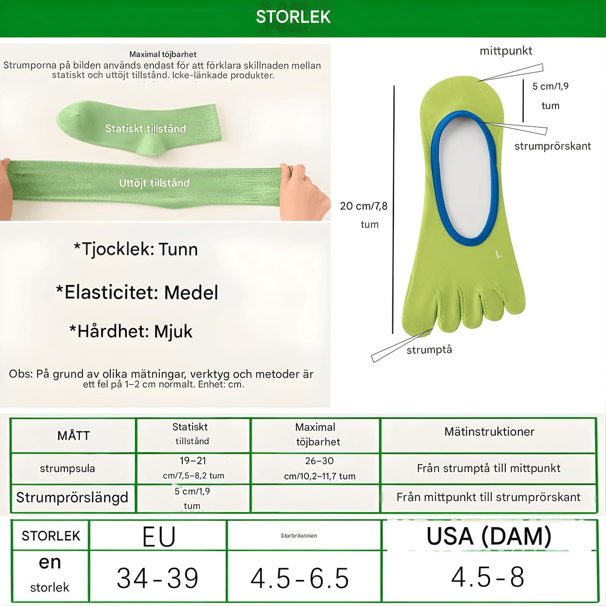 YogiGrip – Fem-Tå Yoga Strumpor med Halkskydd & Andningsbar Komfort för Kvinnor