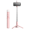 Selfie stick tripod with remote control