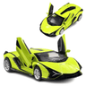 Diecast Sports Car Model Toy - Mini Racing Car with Folding Structure