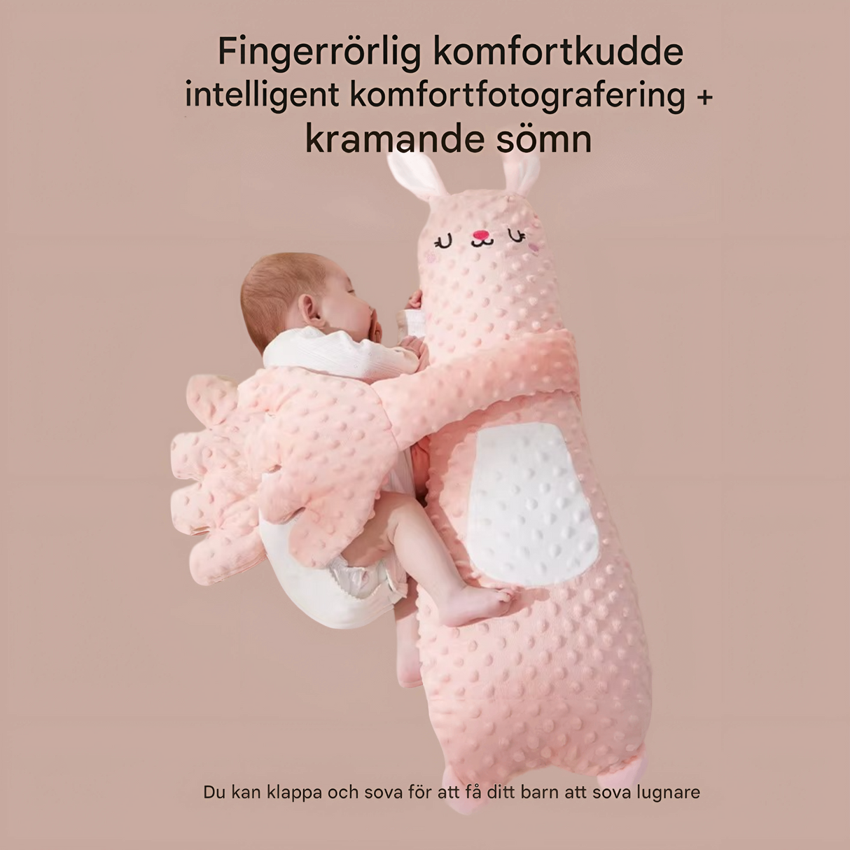 CuddleNest - Multifunctional Baby Sleep Doll with Safety, Warmth, Music and Flapping Fingers