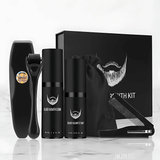 BeardForge - Beard Growth Kit for Men with Roller, Serum, Disinfectant Spray & Comb