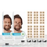 AirNite - Anti-Snoring Kit in Black or White with Nose Clip & Breathing Tabs for Better Nasal Breathing
