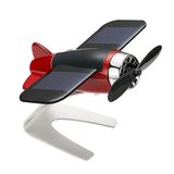 Solcellsdriven Mini Luftfräschare för Bil & Hem – Dekorativ i Flygplansdesign, Luftrenande & Energisnål