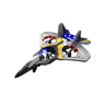 RC Fighter Airplane in Durable EPP Foam with LED Lights | Remote Controlled Airplane 2.4GHz for Beginners & Kids - Model Airplane with 360° Loop & Long Flight Time