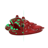Comfortable Luminous EVA Shark Slides