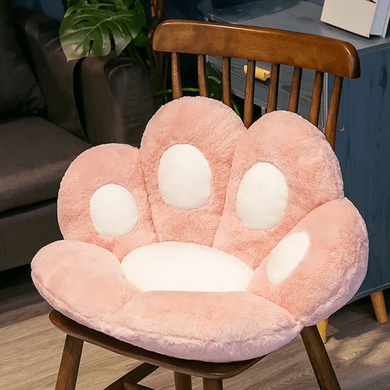 Ergonomisk Katt Tass Sittkudde – Mjuk Plysch och Lätt att Rengöra