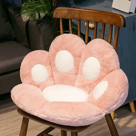Ergonomisk Katt Tass Sittkudde – Mjuk Plysch och Lätt att Rengöra