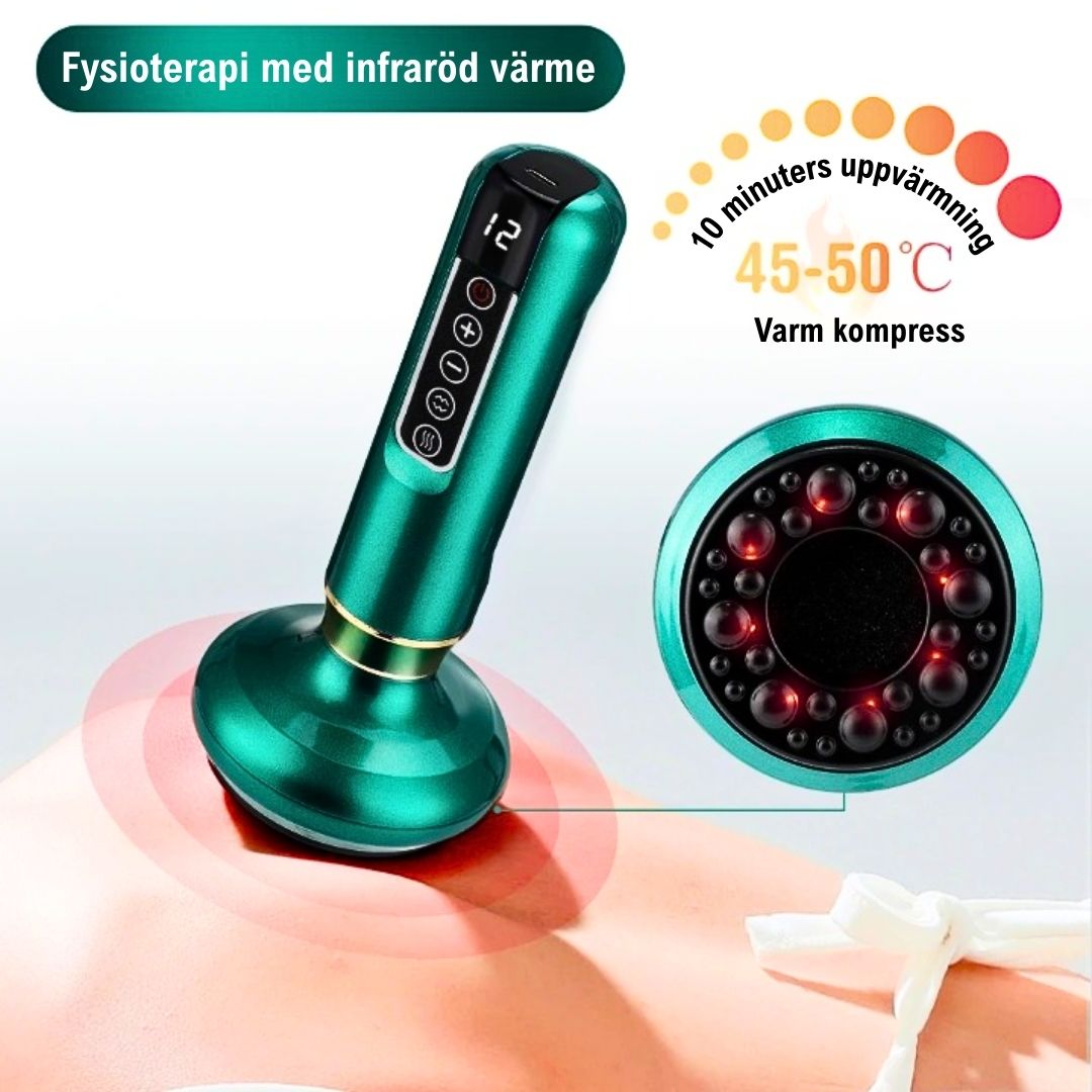 GlowCup - Cellulite Remover and Skin Tightening with Red Light and Cupping Therapy