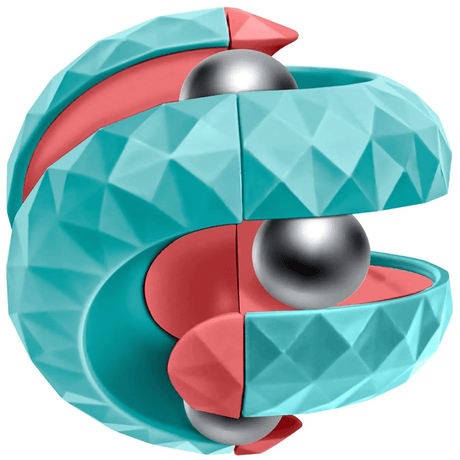 Stressavlastande Orbit 3D Boll Kub – Perfekt Sensorisk Leksak för Barn och Vuxn