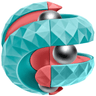 Stress Relieving Orbit 3D Ball Cube - Perfect Sensory Toy for Kids and Adults
