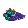 Comfortable Luminous EVA Shark Slides