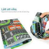 Stadsinspirerad Lekmatta – Vägkartaplansch för Kreativ och Pedagogisk Lek