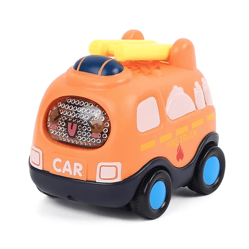 Mini Dragbakningsbil för Småbarn – Gummibilsdesign och Utbildande Lek