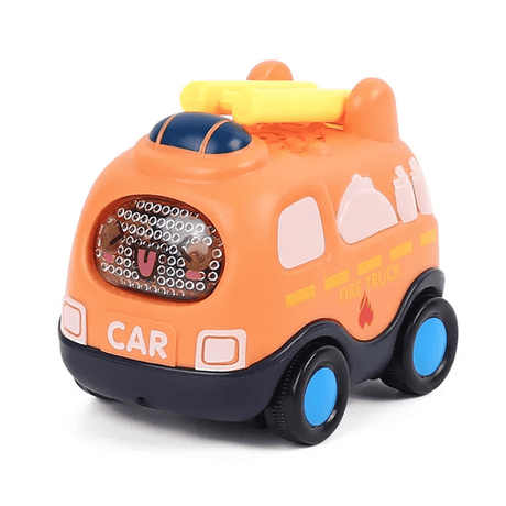 Mini Dragbakningsbil för Småbarn – Gummibilsdesign och Utbildande Lek