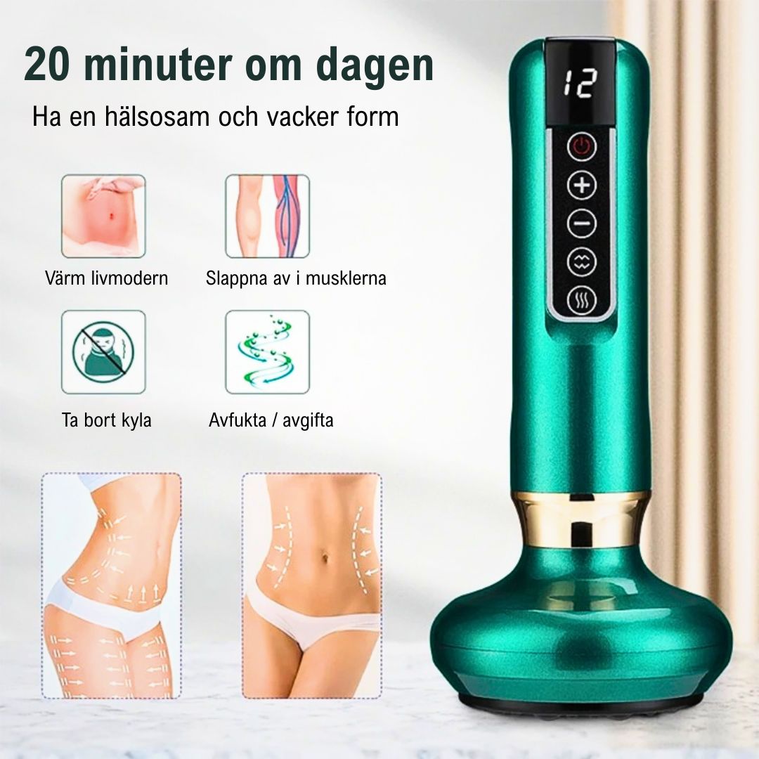 GlowCup - Cellulite Remover and Skin Tightening with Red Light and Cupping Therapy