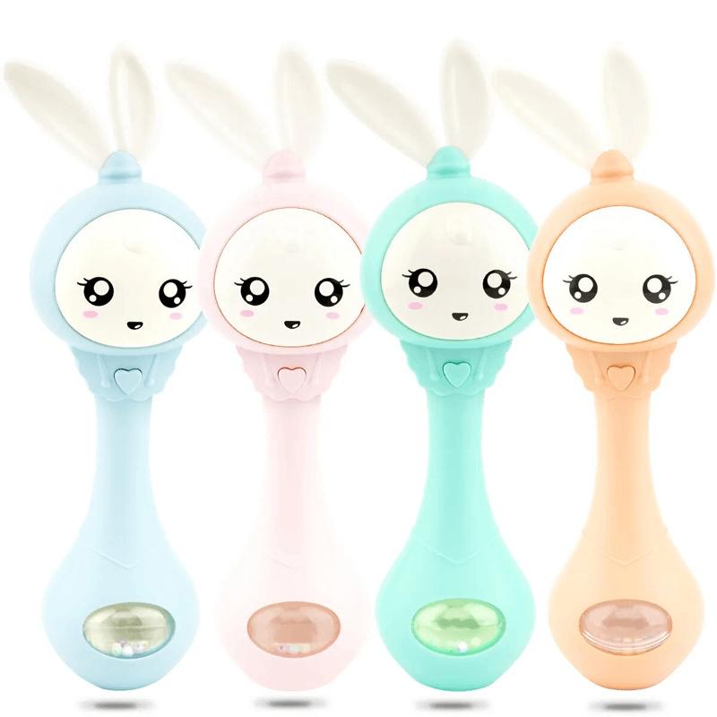 Baby Rattle med Blinkande Ljus och Musik – Greppvänlig och Säker
