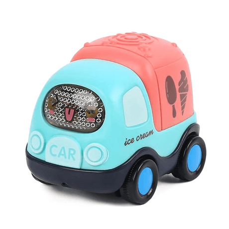 Mini Dragbakningsbil för Småbarn – Gummibilsdesign och Utbildande Lek
