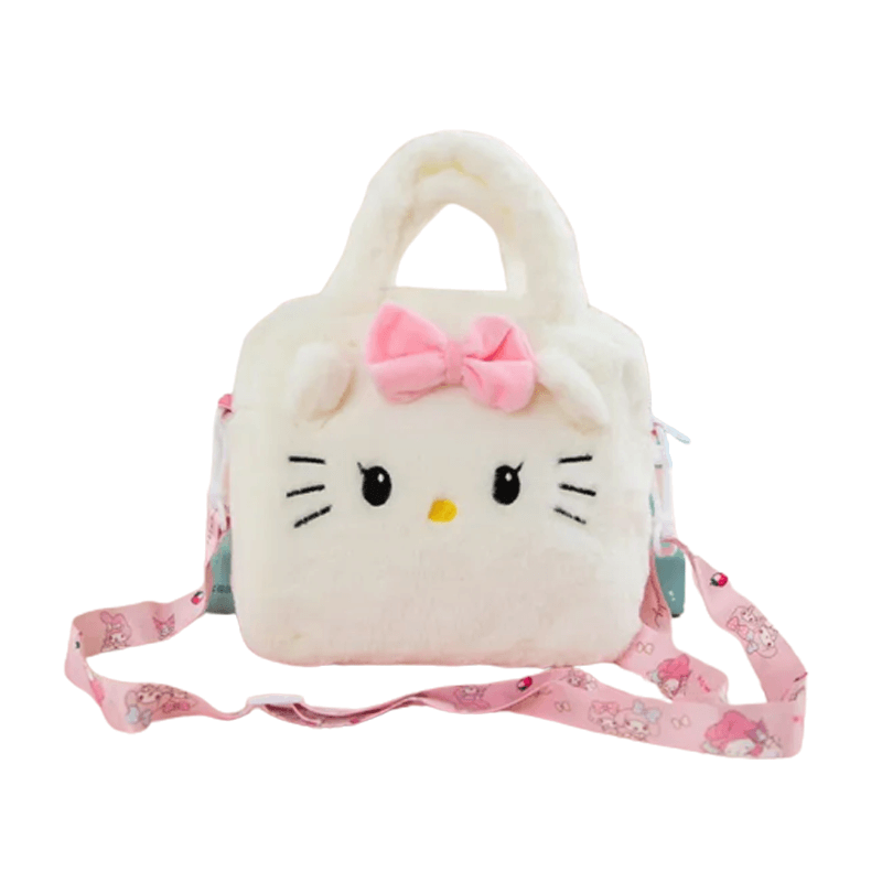Sanrio Plyschväska – Bedårande Handväska med Cinnamoroll, Melody & Kuromi