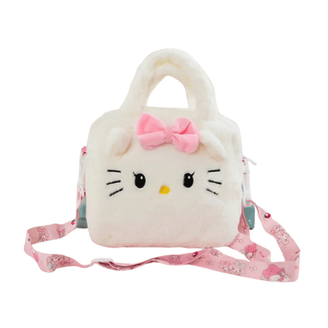 Sanrio Plyschväska – Bedårande Handväska med Cinnamoroll, Melody & Kuromi