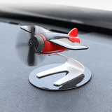Solcellsdriven Mini Luftfräschare för Bil & Hem – Dekorativ i Flygplansdesign, Luftrenande & Energisnål