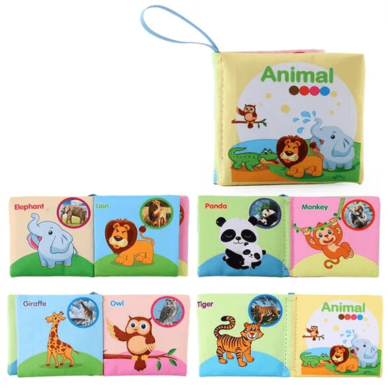 Baby Discovery Books – Tygböcker för Tidig Lärande & Sensorisk Upptäckt